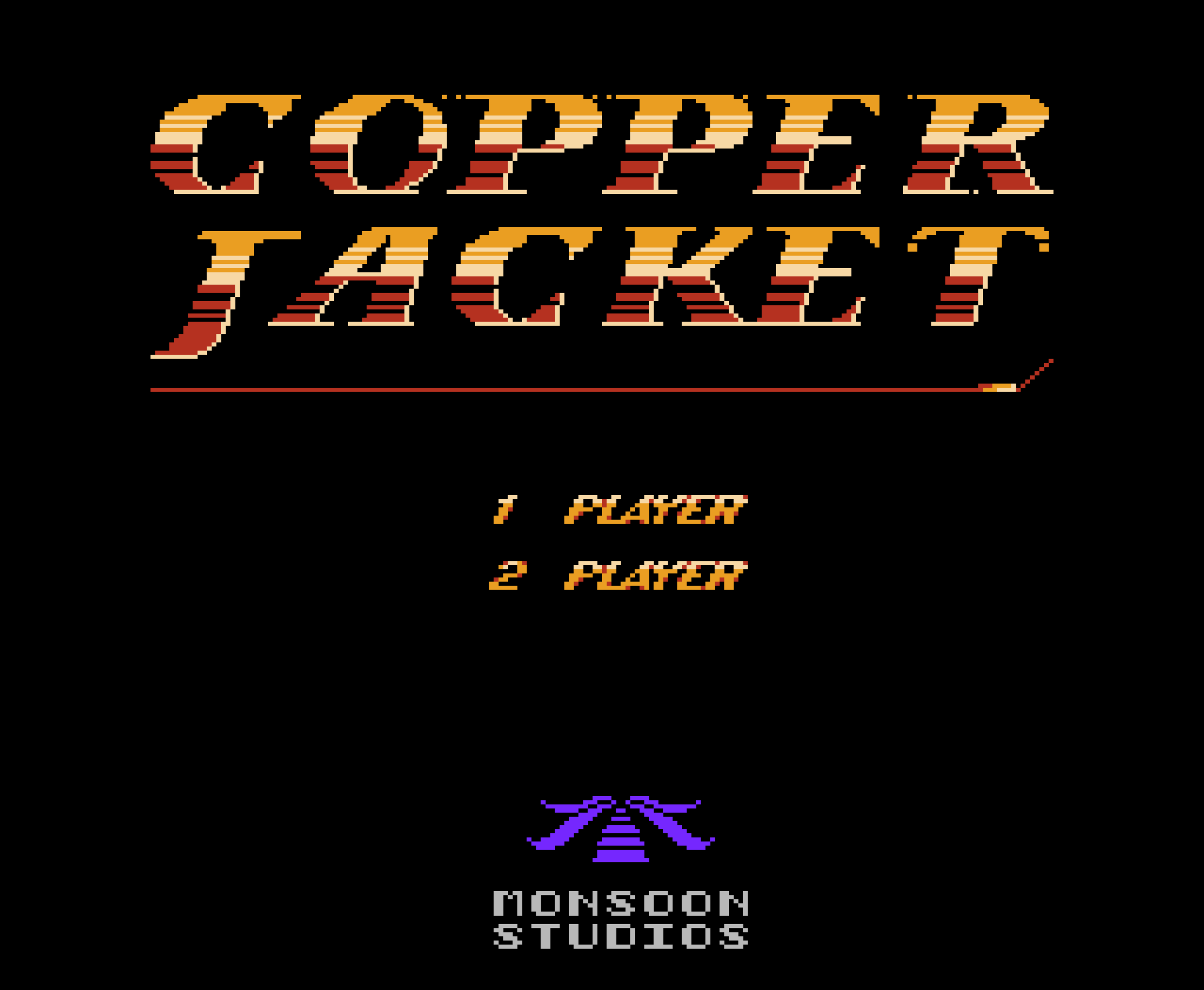 Copper Jacket title screen image