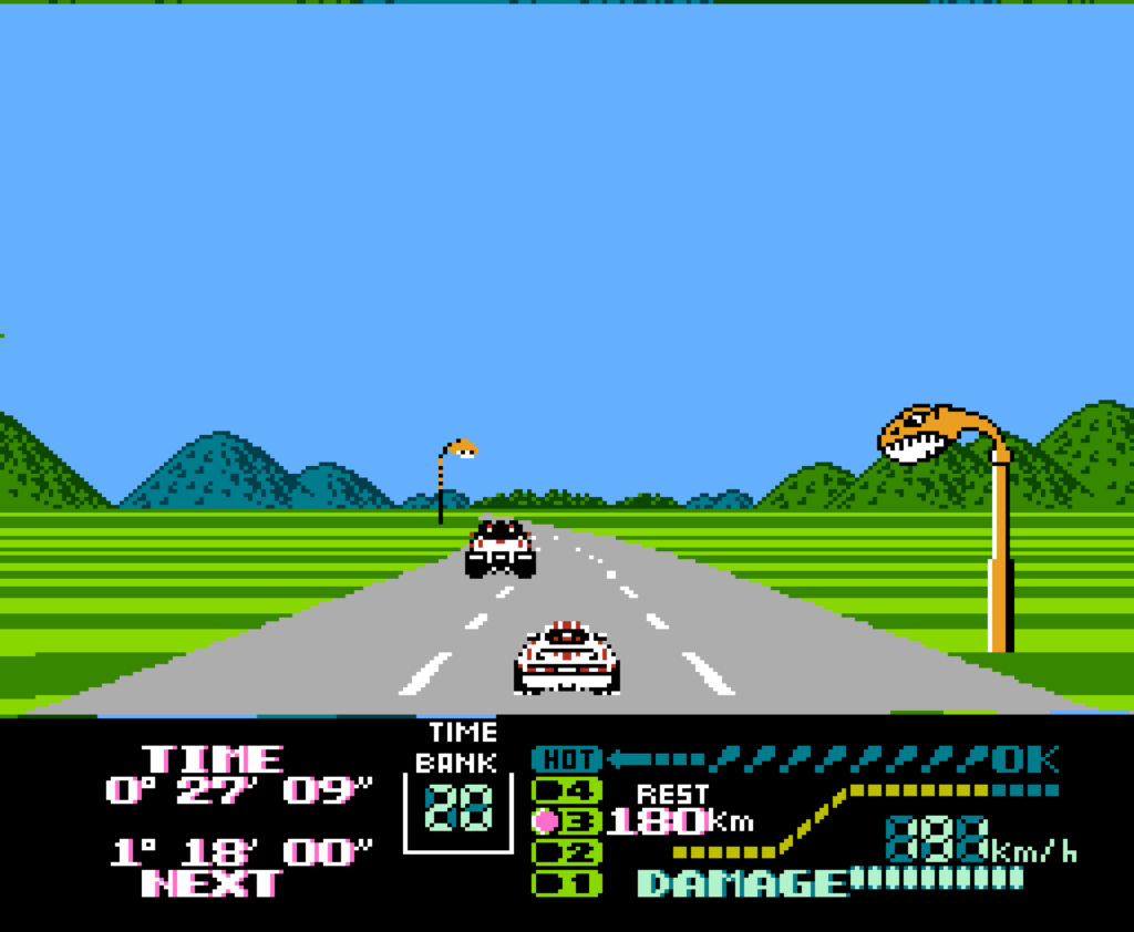Famicom Grand Prix II: 3D Hot Rally gameplay image