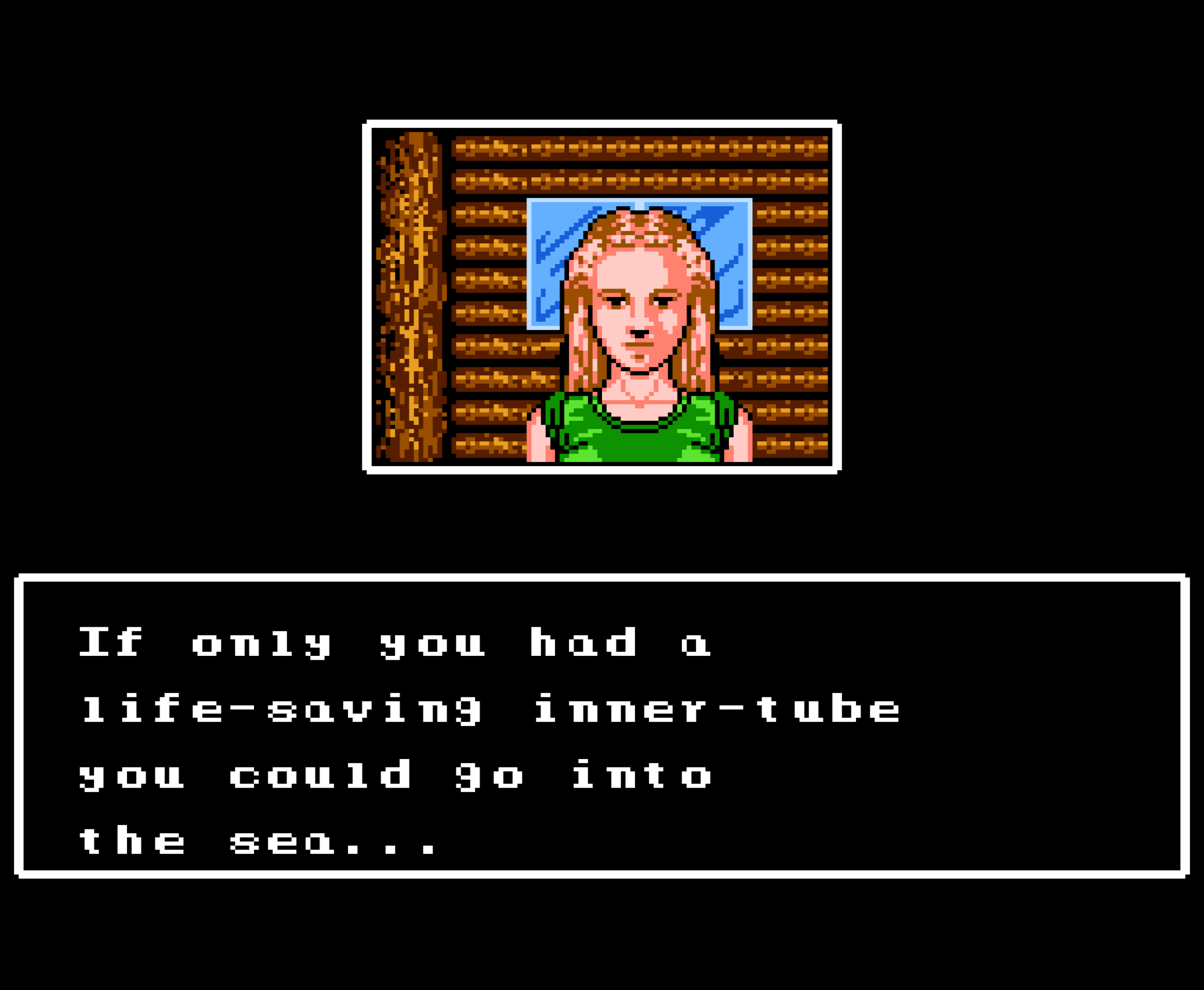 NES Hit The Ice dialogue screenshot image
