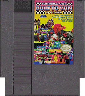 Formula One: Built to Win cartridge image