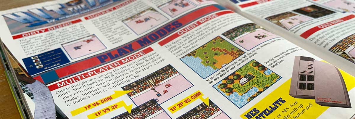 Nintendo Power preview coverage of Hit the Ice photo