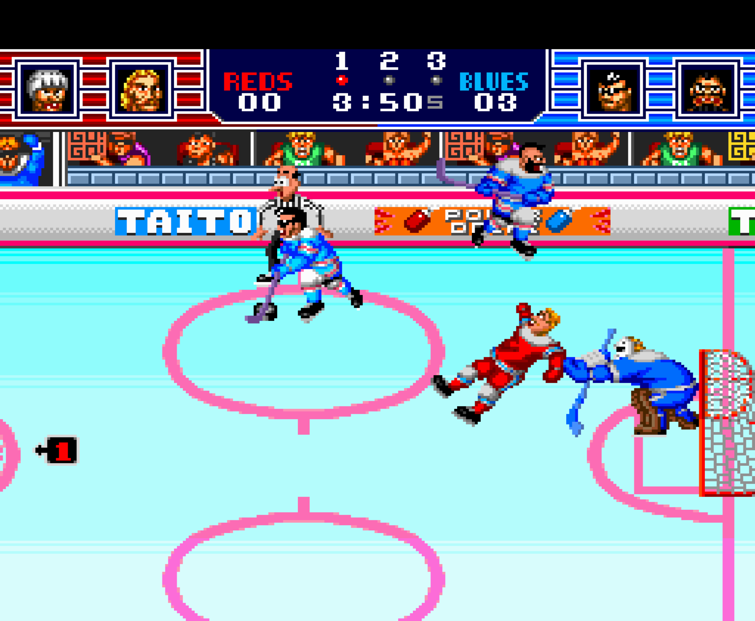 hit the ice turbografx-16 screenshot image