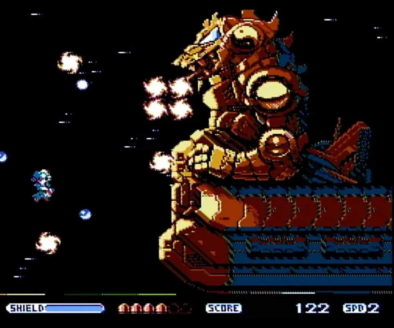 Changeable Guardian Estique boss fight gameplay image